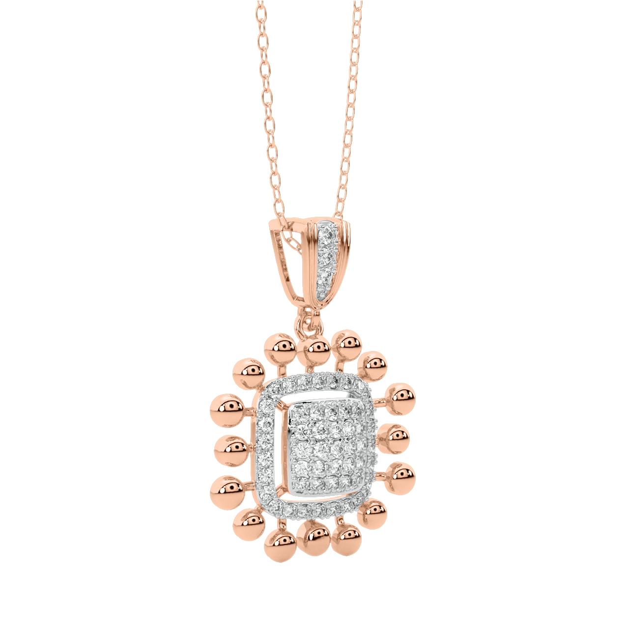 Aitana Round Diamond Pendant